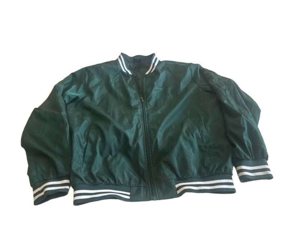 Original Deluxe Supply Apparel Collection Forest Green Varsity Bomber Jacket XL